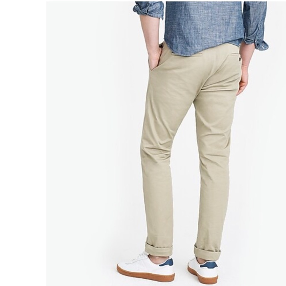 JCrew Slim-fit flex khaki pant NWT 34/34 khaki - Picture 2 of 6